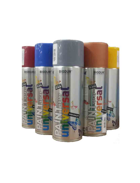 Spray Biodur 400ml alb lucios 9010