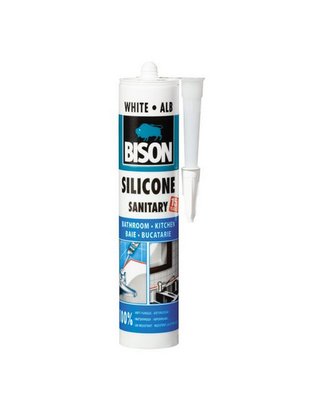 Silicon sanitar gri 280ml. Bison 8.40